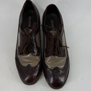 GEOX Elegant Brown Leather Women's Shoes